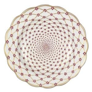 Set of 4 Met Museum 1950s Limoges Imperial Plate Of Empress Elizabeth Of…